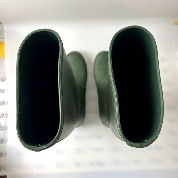 Hunter Womens Tall Rain Boot Size US M6/7F Army Green Solid Closed-toe - Picture 11 of 14